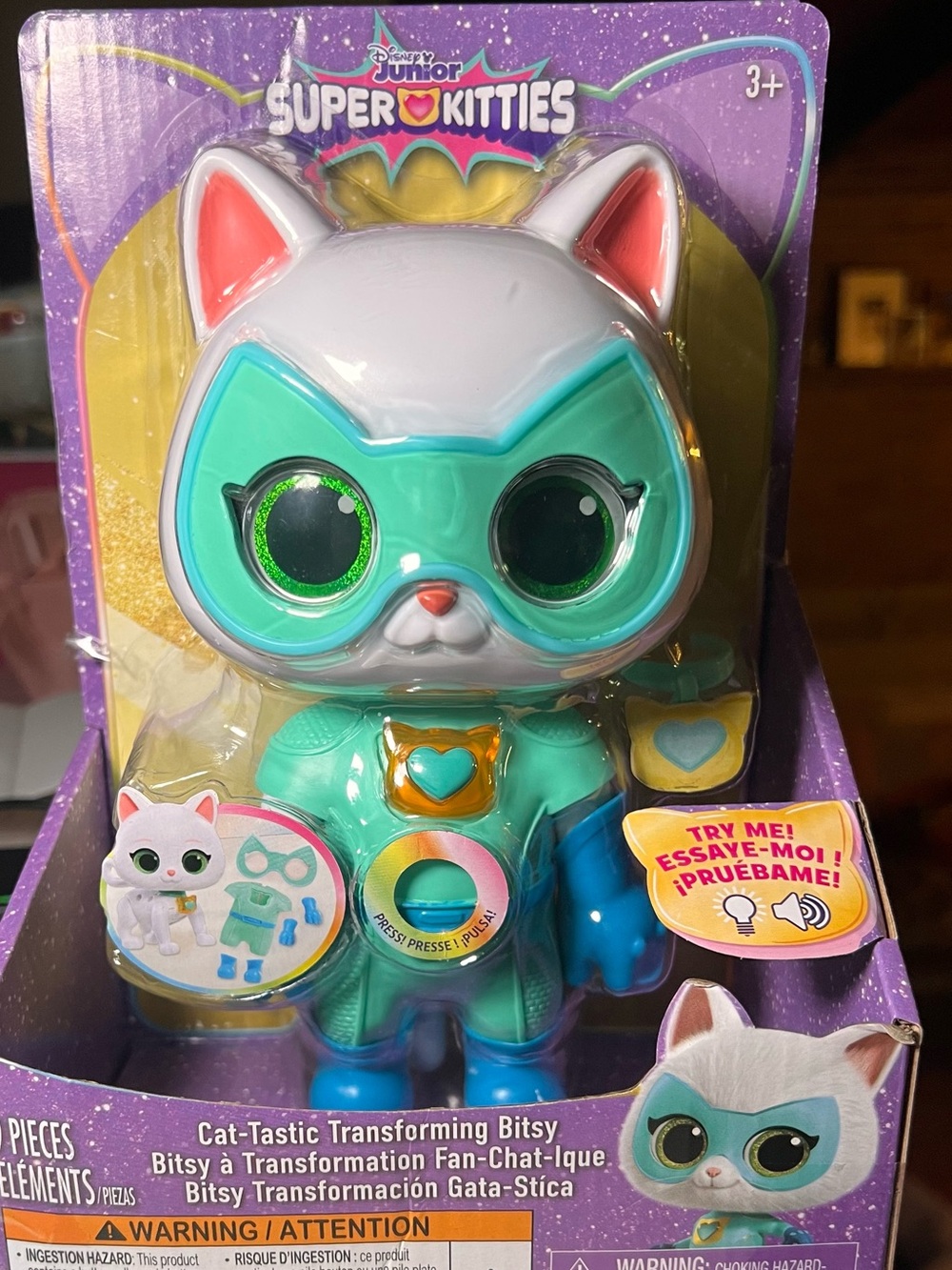 Disney Junior Super Kitties Cat-Tastic Transforming Bitsy - sounds